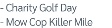  Charity Golf Day Mow Cop Killer Mile